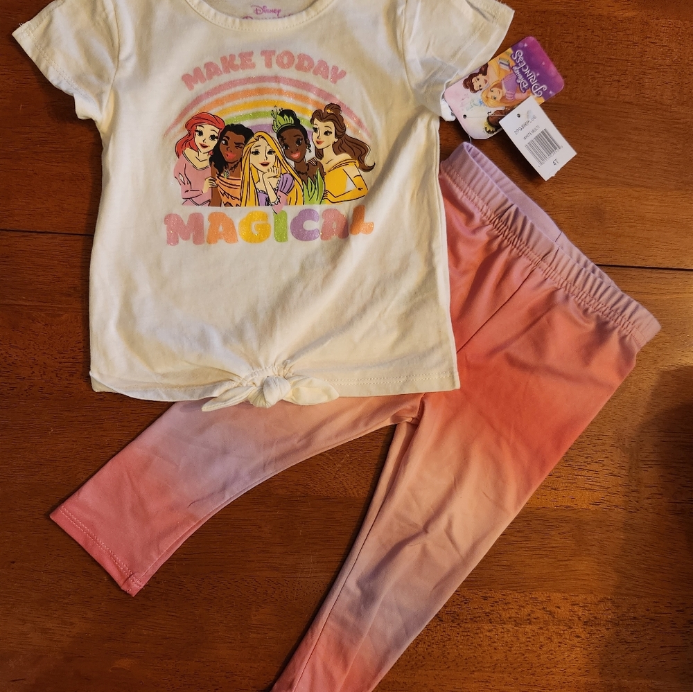 Disney Princess Shirt and Pant Set